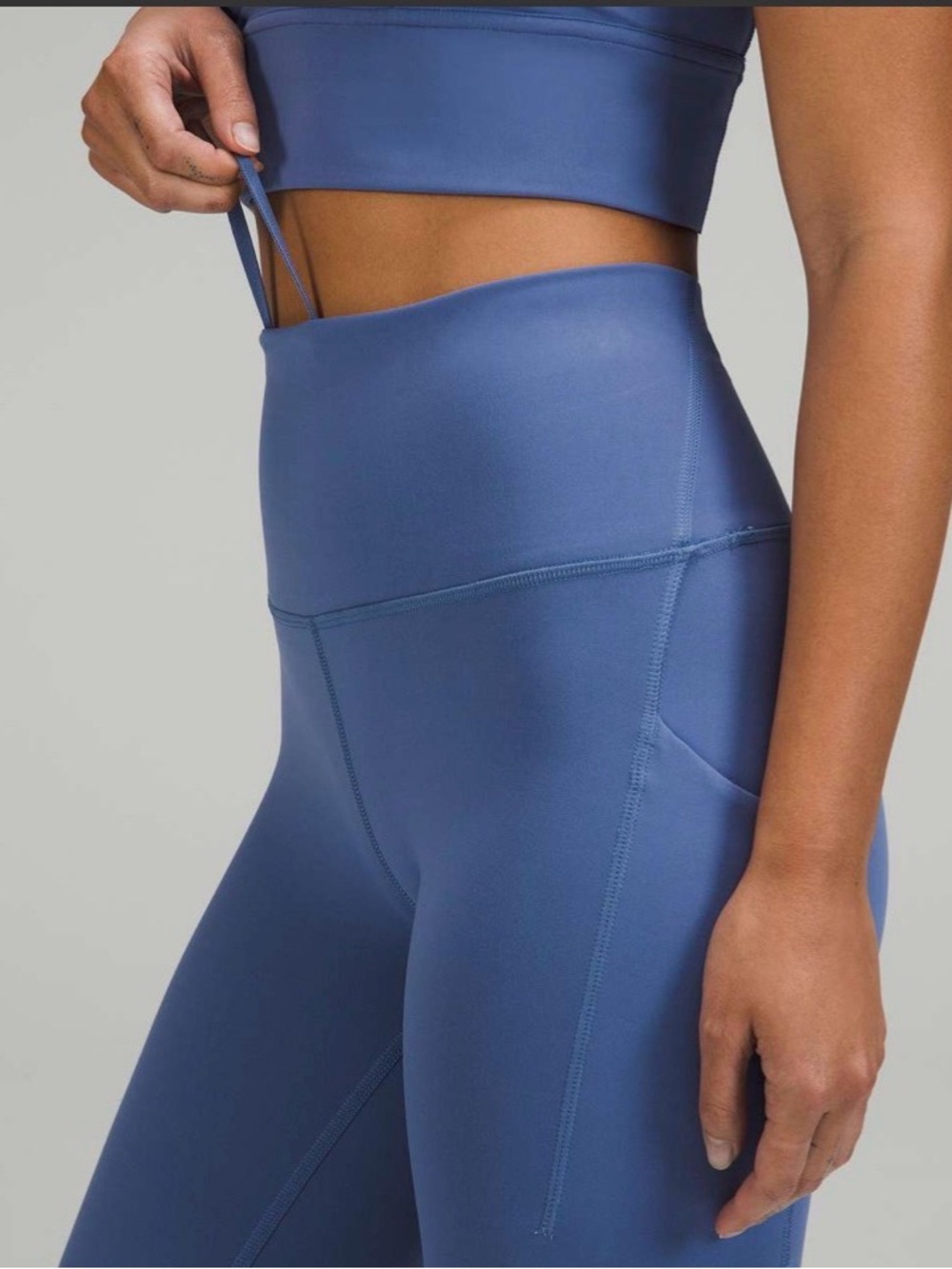 Lululemon Wunder Train High-Rise Tight With Pockets 25” Water Drop Size 6